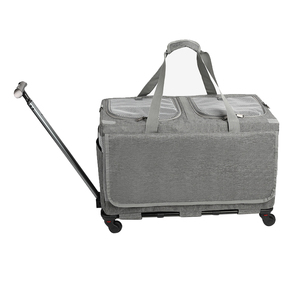 हरी सांस लेने योग्य हल्के पालतू कुत्ते बिल्लियों वाहक बड़े अंतरिक्ष पालतू जानवर - Product Image 3