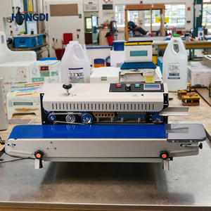 Máquina de sellado continuo de escritorio directa de fábrica compacta y flexible para la producción de bolsas selladas de plástico sellado térmico - Product Image 6