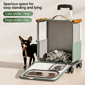 Hafif Katlanabilir Büyük Yumuşak Köpek Arabası Taşıyıcısı Tekerlekli Evcil Hayvan Taşıma Çantası Köpek Arabası Taşıyıcısı - Product Image 3