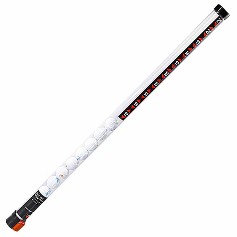 Transparent ball picker tube + 21 white PU balls