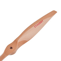 Hélice en bois de hêtre professionnelle ZYHOBBY CW-PZY1608E 16x8, équilibrée CNC, haute efficacité pour pièces d'avion modèle RC à essence/nitro