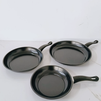 Set Perlengkapan Dapur Anti Lengket Panci Besi Tiga Buah Set Panci Anti Lengket Kotak Hadiah Set Wajan Penggorengan Set Peralatan Masak