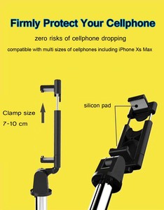 Amazon ร้อนขายระยะไกล BT + ไร้สายไม้เซลฟีที่มี BT + ไร้สายที่มีคุณภาพสูงไม้เซลฟี - Product Image 5