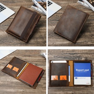 Funda Personalizada para Cuaderno A5, Funda de Cuero Vintage para <span class=keywords><strong>Libro</strong></span> con Funda para Tablet de 7.9 y 8.3 Pulgadas, Inserción Horizontal y Vertical para iPad - Product Image 4