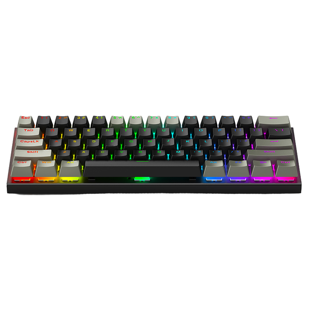 Hot Sale Colorful Hotswappable Keyboard Backlit 60% Wiredgaming Mechanical Keyboard Portable Mini Small Keyboard Mechanical