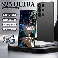 Smartphone Original S25 Ultra 5G, Écran 7,3 Pouces, Double SIM, 16 Go + 1 To, Appareil Photo 48 MP + 108 MP, Processeur Deca Core, Version Globale