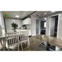 Maison Conteneur Extensible de Luxe Préfabriquée de 20 Pieds en Gros, Bâtiment Préfabriqué, Maison à Deux Chambres, Casas Prefabricadas