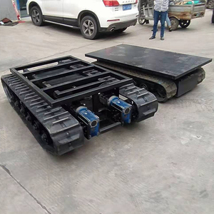 Xinta Robot véhicule à chenilles châssis train d'atterrissage pistes agricoles en caoutchouc acier chenille hydraulique/électrique modèle 1 an - Product Image 2