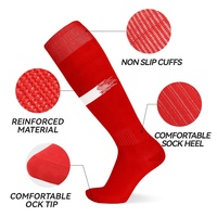 LINGTU Chaussettes de football longues pour hommes Chaussettes de football blanches Chaussettes hautes jusqu'au genou Longues Meias Chaussettes de football Antidérapantes Calcetines De Deporte