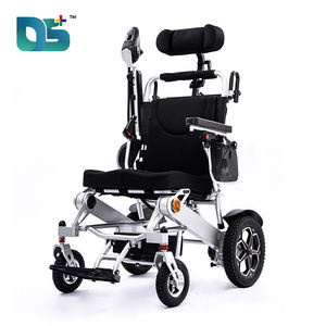 Nueva tendencia, marco de acero al carbono de alta calidad, cómodo reposacabezas, pedales ajustables, silla de ruedas eléctrica alimentada por litio - Product Image 6