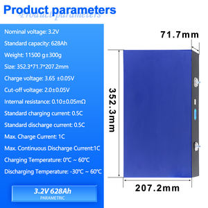 Polen US Stock EVE MB56 628AH 3,2 V Lifepo4-Batterie in US-Zellen der Klasse A Hohe Kapazität 10000 Zyklen Kostenlose Steuer - Product Image 2