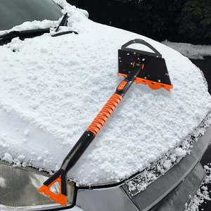 Grattoir à <span class=keywords><strong>glace</strong></span> multifonctionnel pour <span class=keywords><strong>voiture</strong></span> Pelle <span class=keywords><strong>de</strong></span> déneigement flexible pour briser la <span class=keywords><strong>glace</strong></span> - Product Image 4