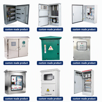 Boîtier de distribution complet pour éclairage extérieur en métal à fréquence variable avec protection IP40 et verrouillage hybride