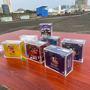 OP-01 OP-02 OP-04 Prb-01 Caja de Acrílico para Cartas Coleccionables de Juegos de Intercambio en Japonés e Inglés, Figuras de <span class=keywords><strong>Anime</strong></span>, Tcg One Piece - Product Image 3