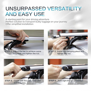 Nuovo Portapacchi da Tetto <span class=keywords><strong>Mitsubishi</strong></span> Pajero V93 V97 in Acciaio e Lega di Alluminio 4x4, Montaggio a Vite Universale, Capacità 100kg - Product Image 4