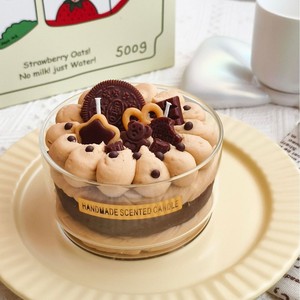 Bougie parfumée en forme de gobelet à mousse, dessert, gâteau, taro, <span class=keywords><strong>chocolat</strong></span>, mangue, crème de fraise, transfrontalier, Saint-Valentin, Thanksgiving - Product Image 3