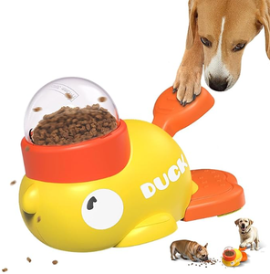 Divertente Giocattolo Interattivo Automatico per <span class=keywords><strong>Cani</strong></span>, Dispenser di Crocchette Educativo a Forma di Anatra per <span class=keywords><strong>Cani</strong></span> e Gatti - Product Image 1