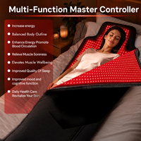 Tapis de luminothérapie LED rouge 2570 pour usage domestique, couverture de luminothérapie infrarouge pour le corps entier, tapis de sauna à lumière rouge pour la santé