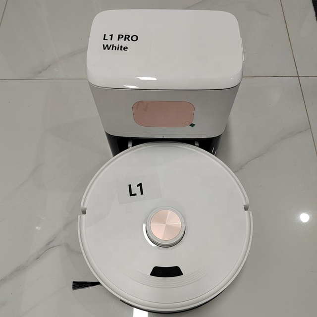 Intelligent Robot Vacuum Cleaner Self-Emptying Dustbin for Wet and Dry Cleaning Household Application