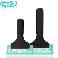 Outils de nettoyage de carrosserie automobile KUNAISI, raclette à manche en aluminium et grattoir en TPU, outil pour film de fenêtre et film teinté en caoutchouc