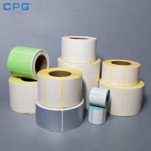 Custom OEM Adhesive 100x100mm Thermal Barcode Labels Strong Carton Tack Warehouse Direct Thermal Labels - Product Image 1