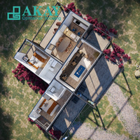 2025 Maison en conteneur Villas de luxe haut de gamme à l'extérieur Installation rapide Maisons préfabriquées Maison préfabriquée de luxe modulaire Vill