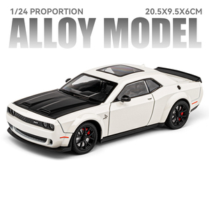 Camioneta Hellcat a Escala 1/24, Modelo <span class=keywords><strong>de</strong></span> Aleación Fundida a Presión con Amortiguador, Sonido y Luz Simulados, y Puerta Abatible - Product Image 2