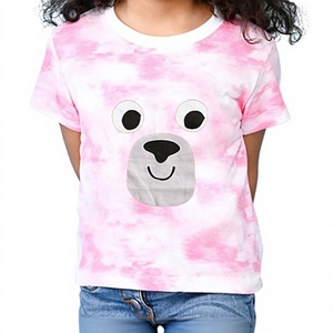 T-shirts décontractés unisexe OEM pour enfants, été 2026, en jersey de coton biologique, écologiques, respirants, couleur unie, pour filles et garçons, pour tout-petits - Product Image 1