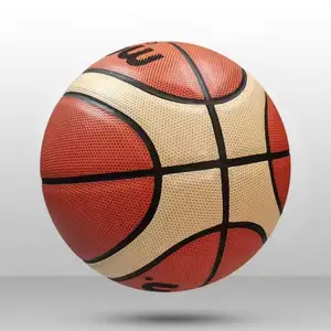 कम कीमत पर प्रमोशन बास्केटबॉल उच्च गुणवत्ता वाली बास्केटबॉल साइज 7 प्रशिक्षण के लिए कस्टमाइज लोगो बास्केटबॉल बॉल