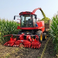 Machine agricole de récolte de fourrage ensilé, maïs, haute productivité, moteur et boîte de vitesses à engrenages 400 CV