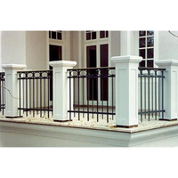 Blh-57 Garde-corps de véranda en fer forgé tendance Corrimao De Ferro Forjado Para Varanda Garde-corps d'escalier amovible en fer forgé