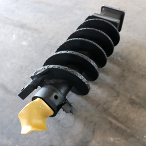 Outils de forage de fondations pour la construction, tarière de forage de roche, tarière à vis droite - Product Image 4
