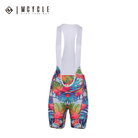 Mcycle-Cuissard à bretelles pour femme à motifs imprimés-Design coloré-Cuissard à bretelles d'été-Séchage rapide-Respirant-Short à bretelles chaud