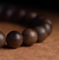 Bracelet de prière artisanal en bois d'agar de haute qualité, en forme de boule, pour le sommeil et la relaxation, cadeau idéal