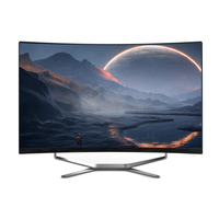 Jingshu Komputer Desktop Core I3 I5 I7, komputer PC semua dalam satu 23.8 inci semuanya dalam satu PC