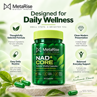 Capsules liposomales NAD+ 250 mg à marque privée OEM – Complément nutritionnel pour l'énergie cellulaire et un vieillissement sain – 60 unités