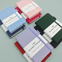 Libreta de Bolsillo A6 de 160 Páginas con Logotipo Personalizado, Cuaderno con Páginas Rayadas en Color Macaron, Libreta de Notas Portátil para la Escuela, Oficina, Regalo