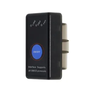 ELM327 자동 OBD II 스캐너 슈퍼 미니 OBD2 코드 리더 BT4.0 iOS/Android/Windows 용 진단 도구 작동