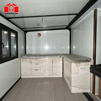 Vente directe de maisons préfabriquées extensibles en conteneurs de 20 pieds et 40 pieds avec cuisine, maison mobile de luxe préfabriquée, maisons préfabriquées