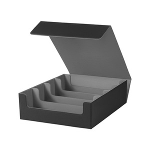 Boîte de rangement en plastique magnétique à 4 rangées grande capacité pour plus de 3000 cartes pour les jeux de cartes Commander TCG Pokemon - Product Image 5