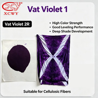 Colorant en pâte violet indanthrene 2R de qualité industrielle pour le processus de teinture des tissus mélangés en viscose