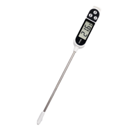 Termometer Makanan Digital TP300 Instant Read dengan Probe Stainless Steel 150mm, Sensor Suhu Daging untuk Dapur, BBQ, Panggangan, dan Memanggang