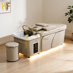 Fabrieksschoonheidssalon haarwasplaats Thaise massagetafel hoofdspa shampoo-unit bedden met stoom en watercirculatie hoofdbehandeling - Product Image 3