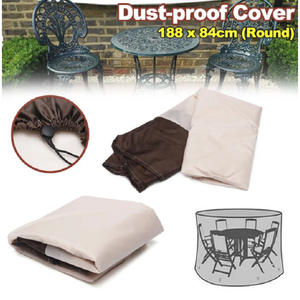 Outdoor Terrace Furniture <b>Covers</b> Round Table Waterproof <b>Cover</b> <b>Chair</b> Bench Sofa Dust <b>Cover</b> - Product Image 3
