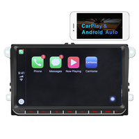 Système de navigation GPS 2din, Carplay sans fil, Android Auto, écran tactile 9 pouces, autoradio Android vw Golf