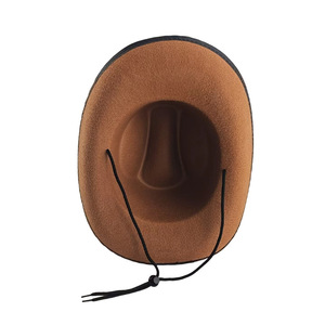 Sombrero de Vaquero a Rayas, Accesorio de Disfraz, para Adultos, Hombres, Mujeres, Unisex, Invierno, Estilo Country, Salvaje Oeste - Product Image 5