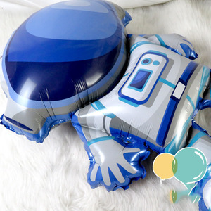 Pallone Pubblicitario Personalizzato <span class=keywords><strong>30</strong></span> Pollici a Forma di Astronauta Pallone Gonfiabile a Forma di Alieno Cartoonesco Pallone Decorativo Stampato - Product Image 4