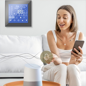 Termostato para el hogar inteligente Tuya de diseño moderno, ventilador programable con control remoto, aire acondicionado, calefacción por suelo radiante, habitación de 220V - Product Image 4