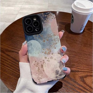 Superficie lunare foto stampa TPU pelle artificiale custodia per Iphone 7 8 X Xr Xs 11 12 13 14 16 17 Pro Max - Product Image 1