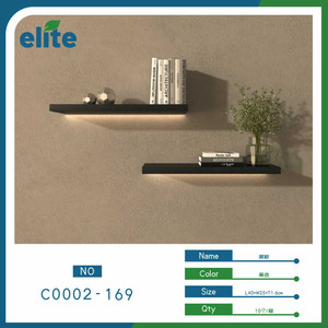 Estante de pared flotante hexagonal de un solo nivel, diseño Industrial minimalista elegante para decoración del hogar, almacenamiento, baño, cocina, hierro - Product Image 1